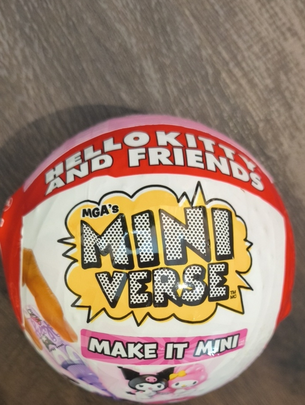 MGA's MiniVerse Hello Kitty & Friends Pink Surprise Ball Series 2 NWT